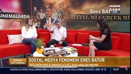 Enes Batur Ödülünün Geri Alınması Hakkında Açıklaması