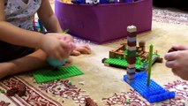 Minecraft Torre de Lego Peppa Pig Brinquedos Minecraft Toys