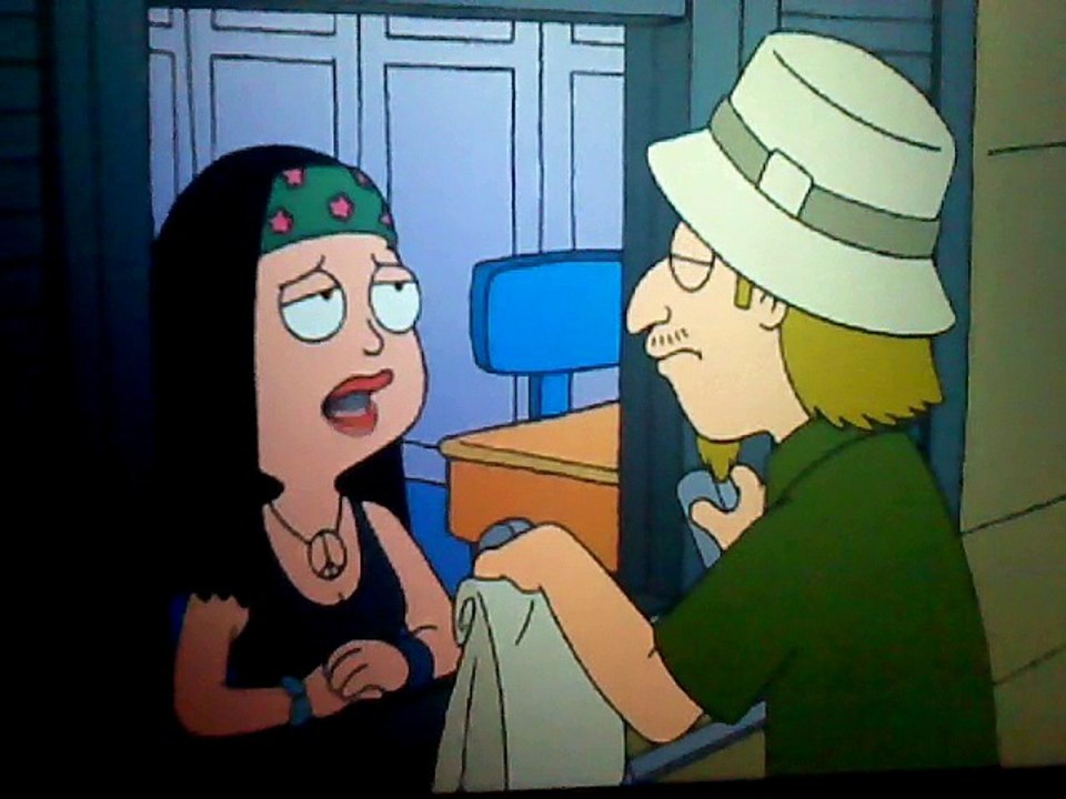 American dad providing roger snack in return