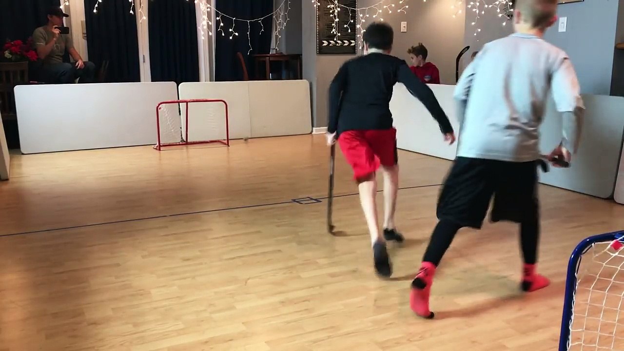 Kids HocKey Huge Knee Hockey Tournament