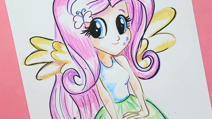 how to draw my little pony /Como dibujar a fluttershy my little pony / how to draw fluttershy mlp