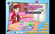 How to play Saras Cooking Class Sweet Rice Cakes Game Full Episode Kids Gameplay