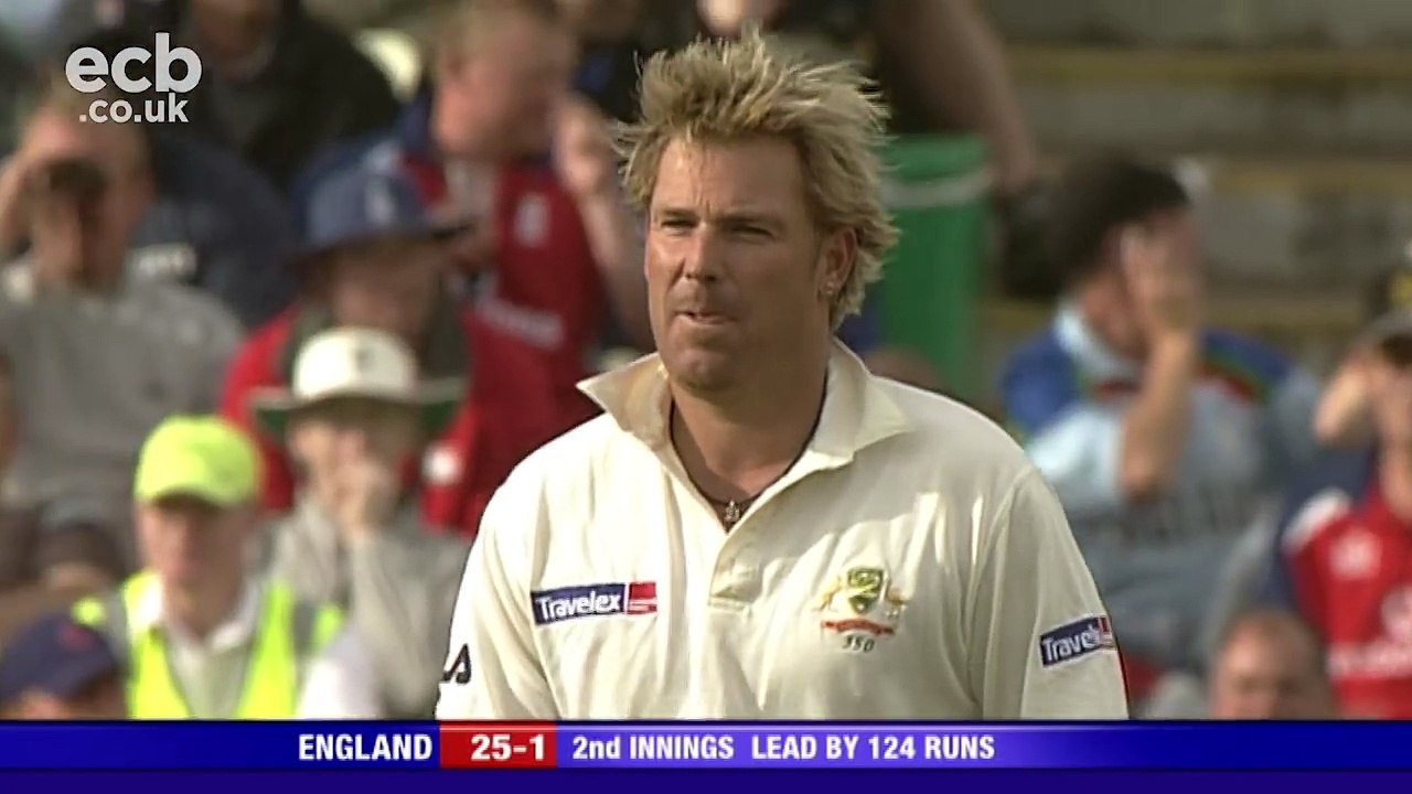 THAT Ball To Andrew Strauss: Shane Warnes 6 46 At Edgbaston 2005 Full Highlights