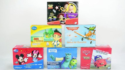 Huevos Kinder Sorpresa de Toy Story, Jake y los piratas en Español | JuguetesYSorpresas