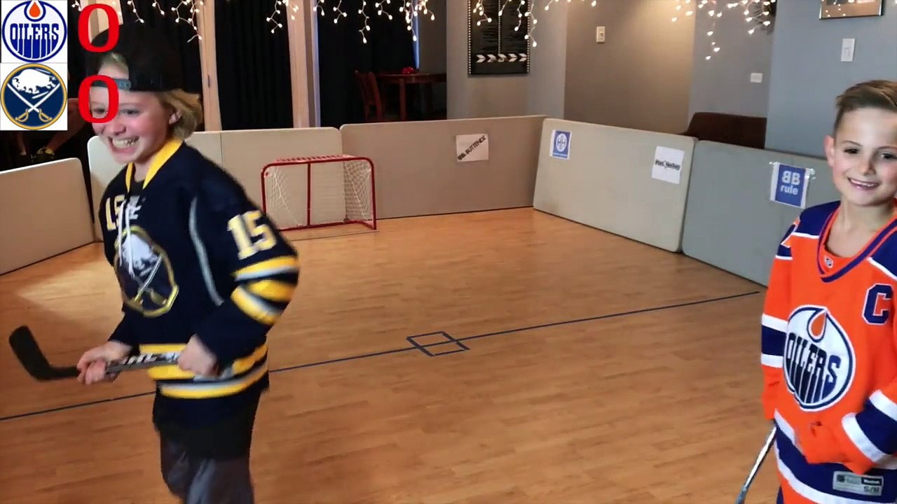 Kids HocKey Knee HocKey Insane end huge fight between "Jack Eichel" & "Connor McDavid"