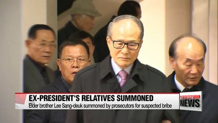 Relatives of fmr. president Lee Myung-bak summoned by prosecutors