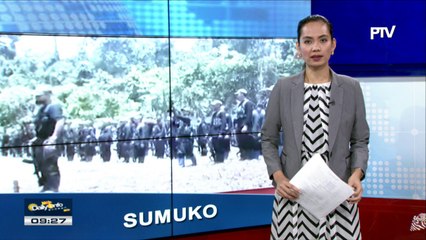7 miyembro ng NPA, sumuko sa Masbate