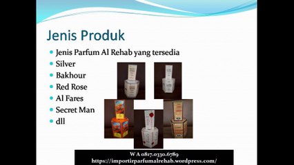 WA 0817.0330.6789,  Importir Parfum pria terlaris Al Rehab