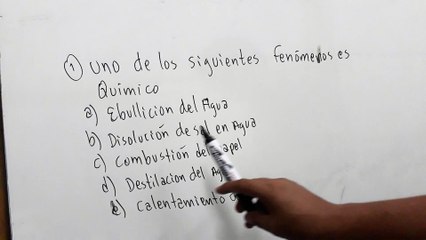 EJ DE FENOMENO QUIMICO