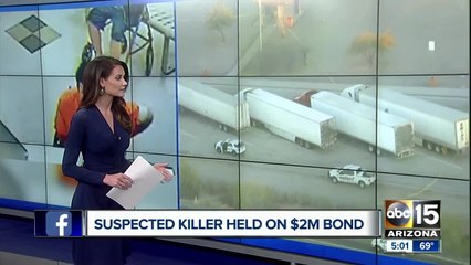 Suspected killer held on $2 million bond in Phoenix