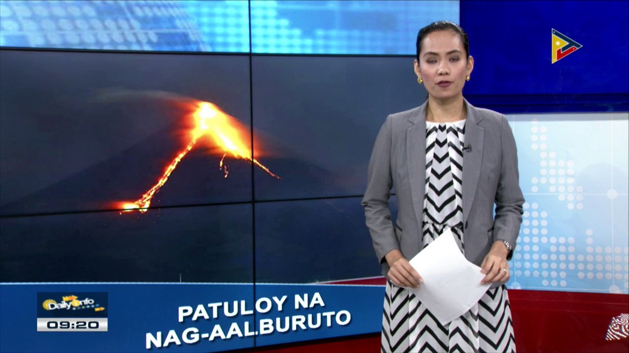 Bulkang Mayon, patuloy pa rin ang pag-aalburoto