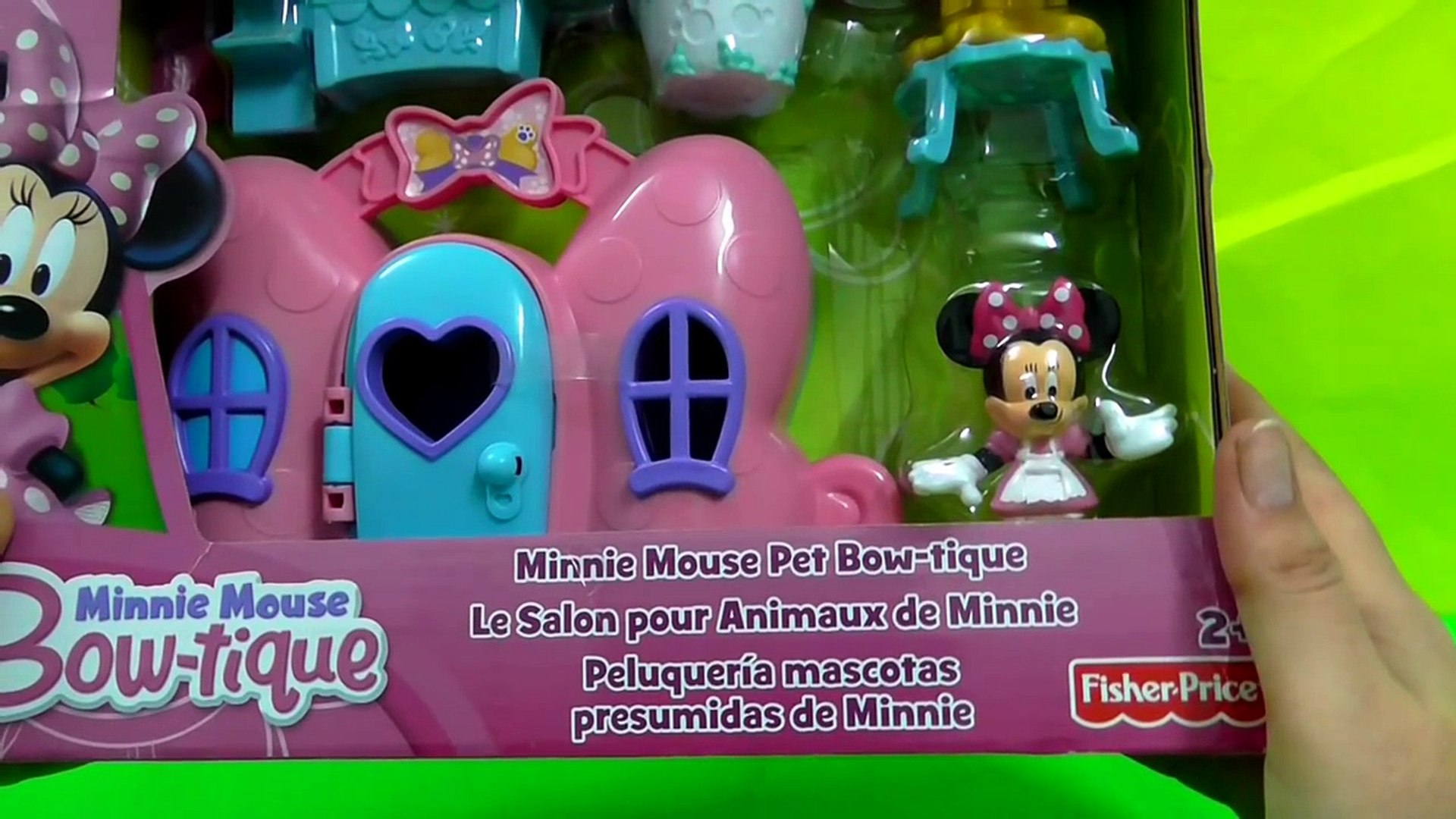 ⁣Mickey Mouse Clubhouse Minnie Mouse Pet Bowtique toys [Disney Junior]