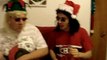 Christmas dinner 80s glam metal style video