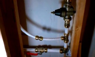 Basement Water Main Supply Plumbing Routing