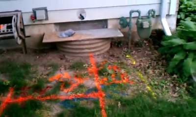 Basement egress installation. Part 1 layout