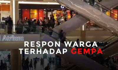 Gambaran Respon Warga Jabodetabek Saat Gempa