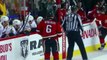 Calgary Flames Hockey Player Cross-Checks Referee!