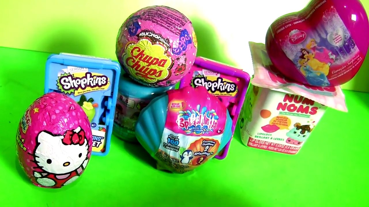 TOYS SURPRISE Splashlings Shell Disney Princess Fashems Peppa Pig NUM NOMS Elena