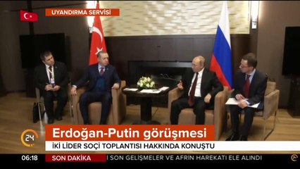 Erdoğan Putin ve Macron ile telefonda görüştü