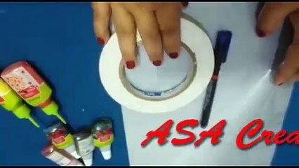 DIY - Make beautiful Lion Photo-frame Stic-on