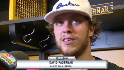 David Pastrnak Discusses 3-2 Win Over Devils