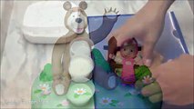 Masha and The Bear (Cake Toppers) Part 2 / Cómo hacer Masha y El Oso para tortas Parte 2