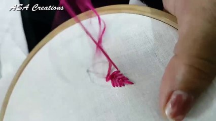 Hand Embroidery for Beginners: Roumanian Stitch