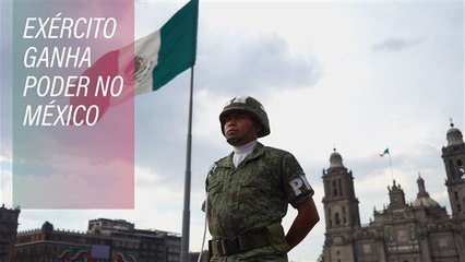 O exército agora controla as ruas no México