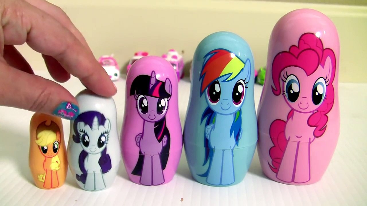 MY LITTLE PONY THE MOVIE FASH'EMS Mermaid Pinkie Pie MLP PLAY-DOH Stacking Cups