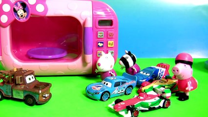 Play Doh Minnie's Magical Microwave Oven Toy Cooking Cars Lightning Dinoco McQue