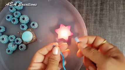 HOW TO : Bead Neckless with Macrame Slider