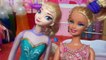 Elsya and Annya Bath Time Barbie Day Spa Rainbow Soap Dolls Anna Elsa Toddlers Toys and Dolls Family