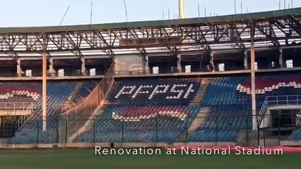 National stadium Karachi renovation