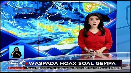 Waspada Hoax Soal Gempa
