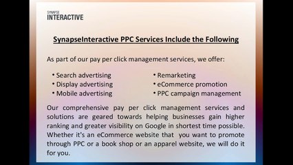 SynapseInteractive PPC Company India