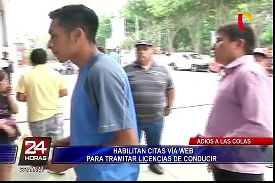 Habilitan citas web para tramitar licencias de conducir