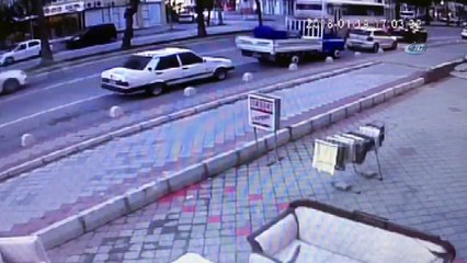 Kazadan saniyelerle kurtuldu