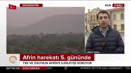 #Afrin harekatı beşinci gününde