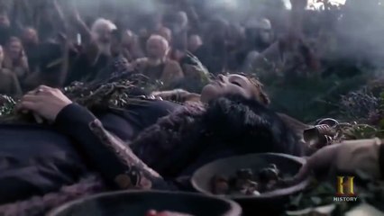 Aslaug Funeral - Vikings S04E14