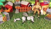8 INCREDIBLE FACTS FARM ANIMALS SURPRISE TOYS for kids 3D PUZZLES - Cow Cat Dog Sheep Horse