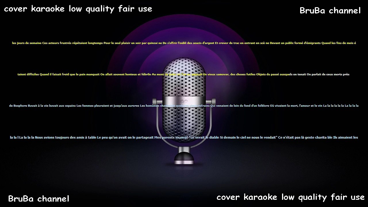 Charles Aznavour  Autobiographie  Karaoke