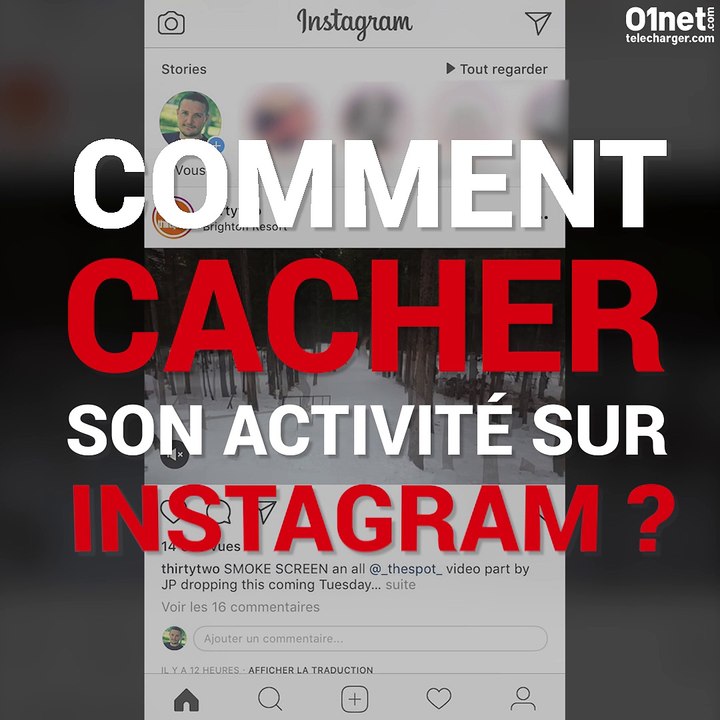 Comment cacher son activité sur Instagram ?