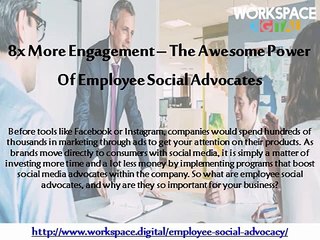 Employee Social Advocacy Training And Programs At Workspace Digital