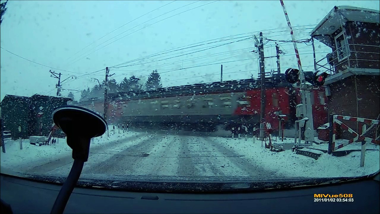 En Russie, les passages à niveau sont bien plus dangereux qu'en France