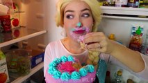 Frozen Elsa EATING DISORDER!! w  Spiderman Joker Hair Trouble Cake Fun Superhero in real life IRL | Superheroes | Spiderman | Superman | Frozen Elsa | Joker