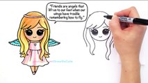 How to Draw an Angel Cute Anime step by step Christmas Special