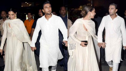 Padmaavat Screening : Deepika Padukone - Ranveer Singh Walk Hand in Hand