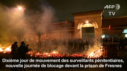 Prisons: les blocages se poursuivent, l'accès à Fresnes dégagé