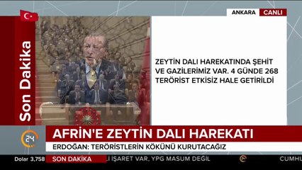 Cumhurbaşkanı Erdoğan konuşma yapıyor