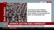 Cumhurbaşkanı Erdoğan konuşma yapıyor